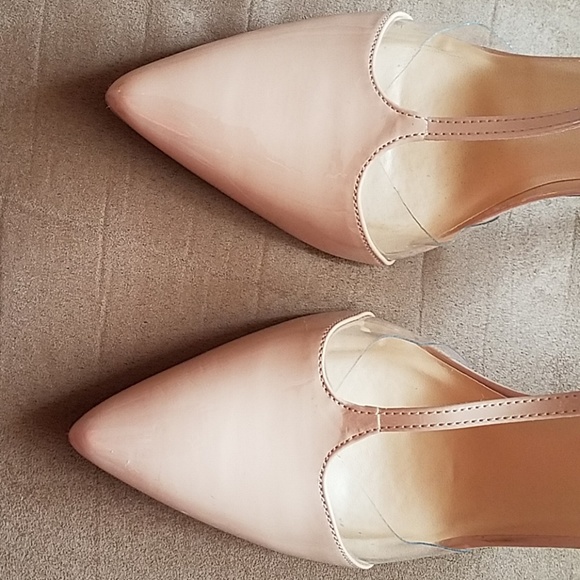 Thalia Sodi T-Strap Nude Heels - Picture 4 of 7
